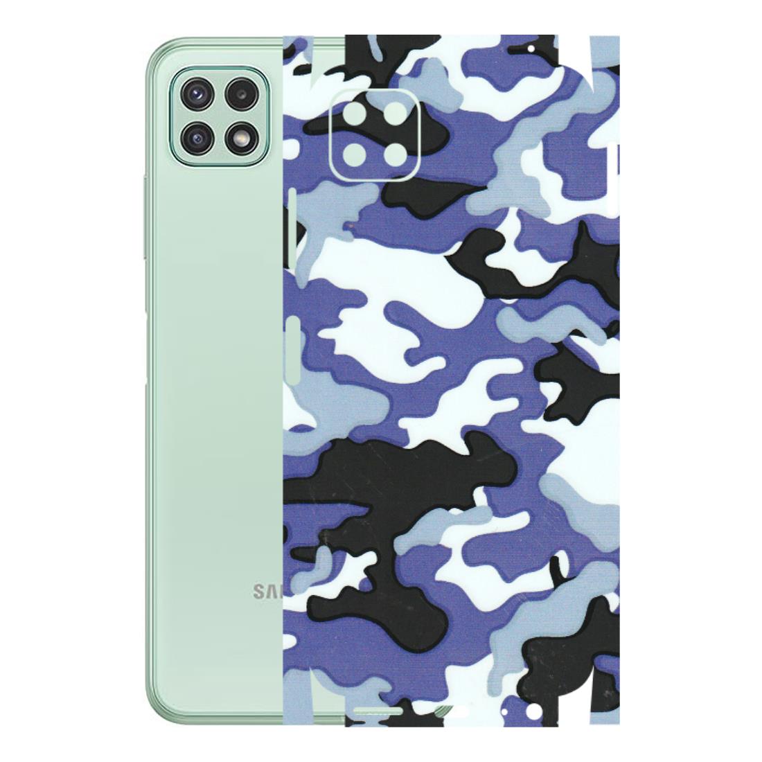 Samsung A/S Series Phone Skins (All Models) - Powerfull Military Camoflauge - 3D Embossed Finish (L-49) Samsung Galaxy A22 (5G)