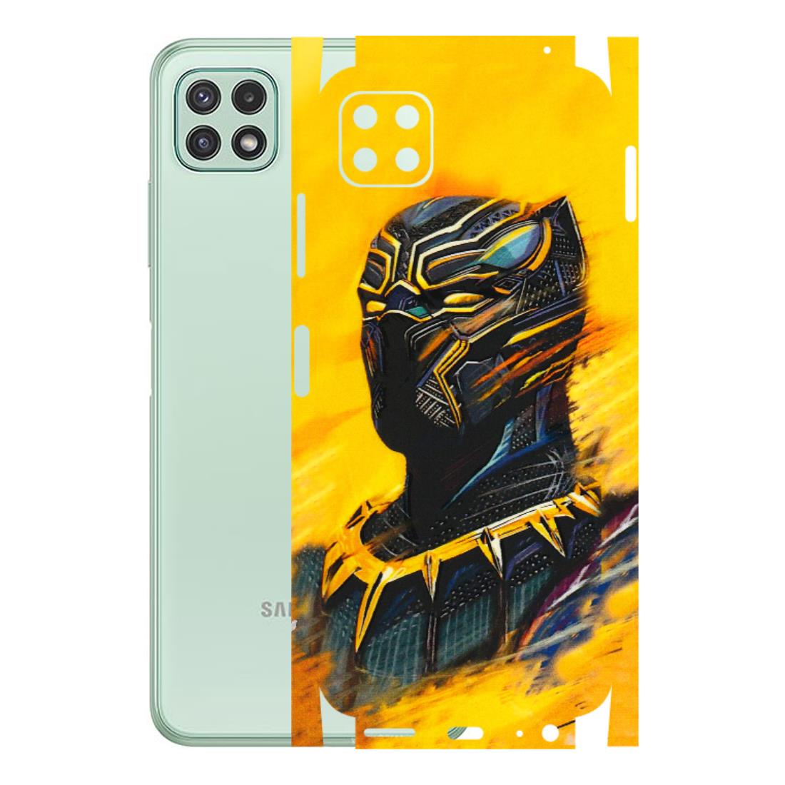 Samsung A/S Series Phone Skins (All Models) - Yellow Panther - 3D Embossed Finish (L-54) Samsung Galaxy A22 (5G)