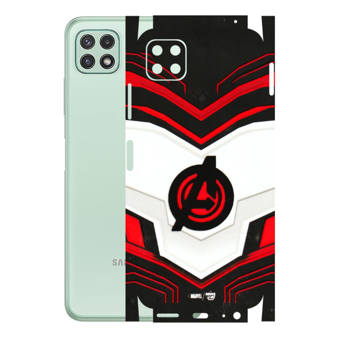 Samsung A/S Series Phone Skins (All Models) - Avengers Logo - 3D Embossed Finish (L-55) Samsung Galaxy A22 (5G)