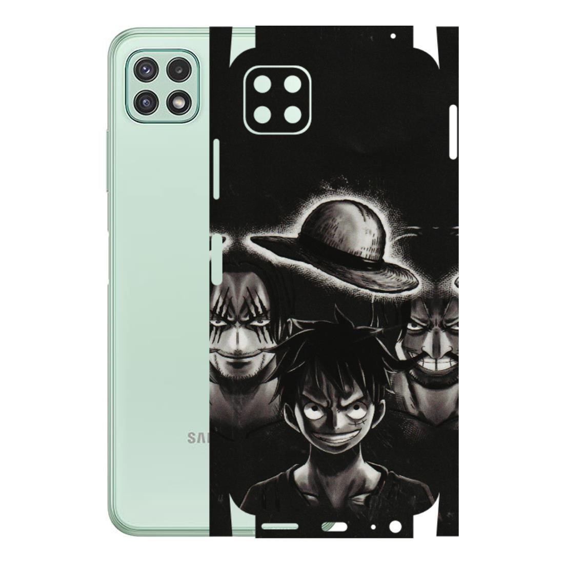 Samsung A/S Series Phone Skins (All Models) - Black Luffy Hat - 3D Embossed Finish (L-57) Samsung Galaxy A22 (5G)