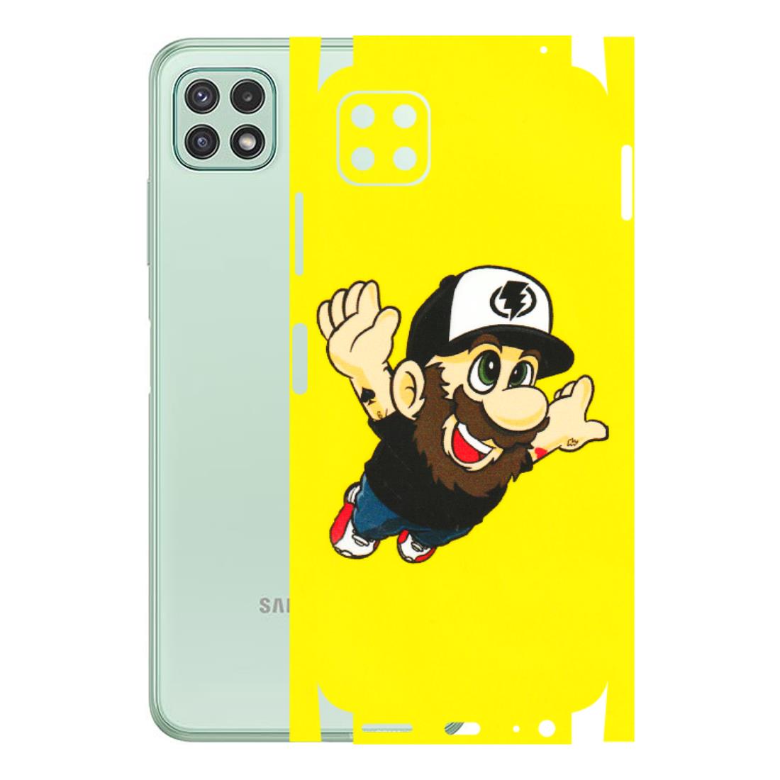 Samsung A/S Series Phone Skins (All Models) - Flying Beardo - 3D Embossed Finish (L-60) Samsung Galaxy A22 (5G)