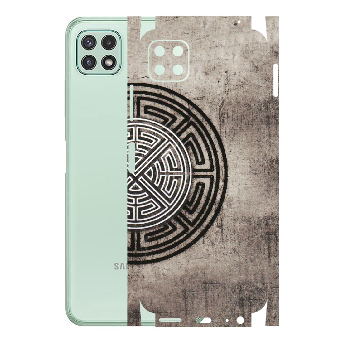 Samsung A/S Series Phone Skins (All Models) - Mysterious Circular Design - 3D Embossed Finish (L-63) Samsung Galaxy A22 (5G)