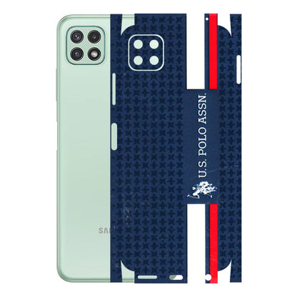 Samsung A/S Series Phone Skins (All Models) - US POLO Designer Brand - 3D Embossed Finish (L-65) Samsung Galaxy A22 (5G)