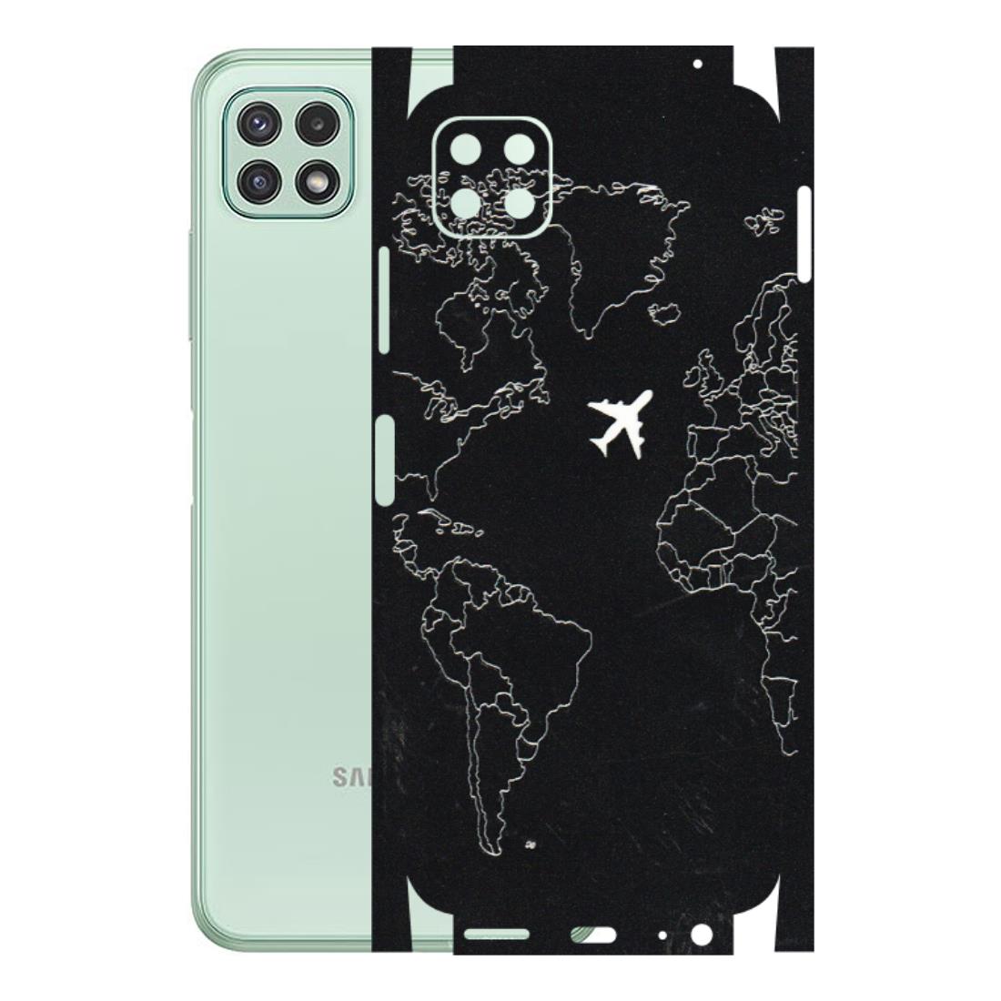 Samsung A/S Series Phone Skins (All Models) - Never Ending Travel - 3D Embossed Finish (L-79) Samsung Galaxy A22 (5G)
