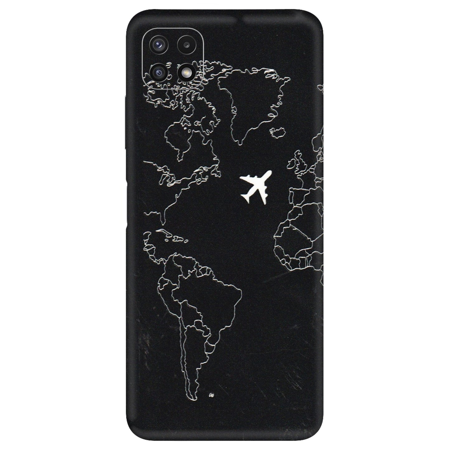 Samsung A/S Series Phone Skins (All Models) - Never Ending Travel - 3D Embossed Finish (L-79) Samsung Galaxy A22 (5G)