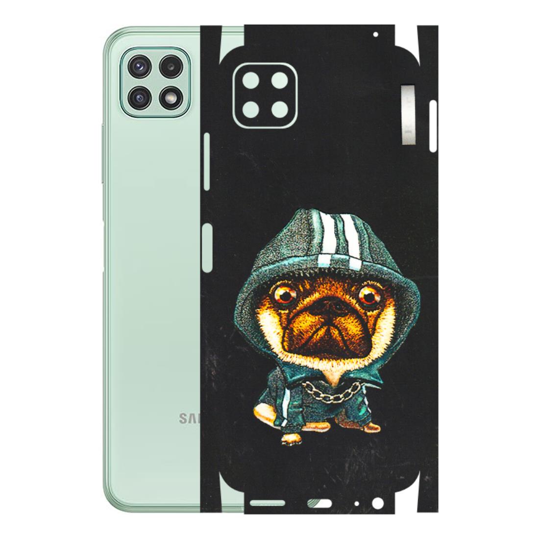 Samsung A/S Series Phone Skins (All Models) - Puppy N Hoodie - 3D Embossed Finish (L-90) Samsung Galaxy A22 (5G)