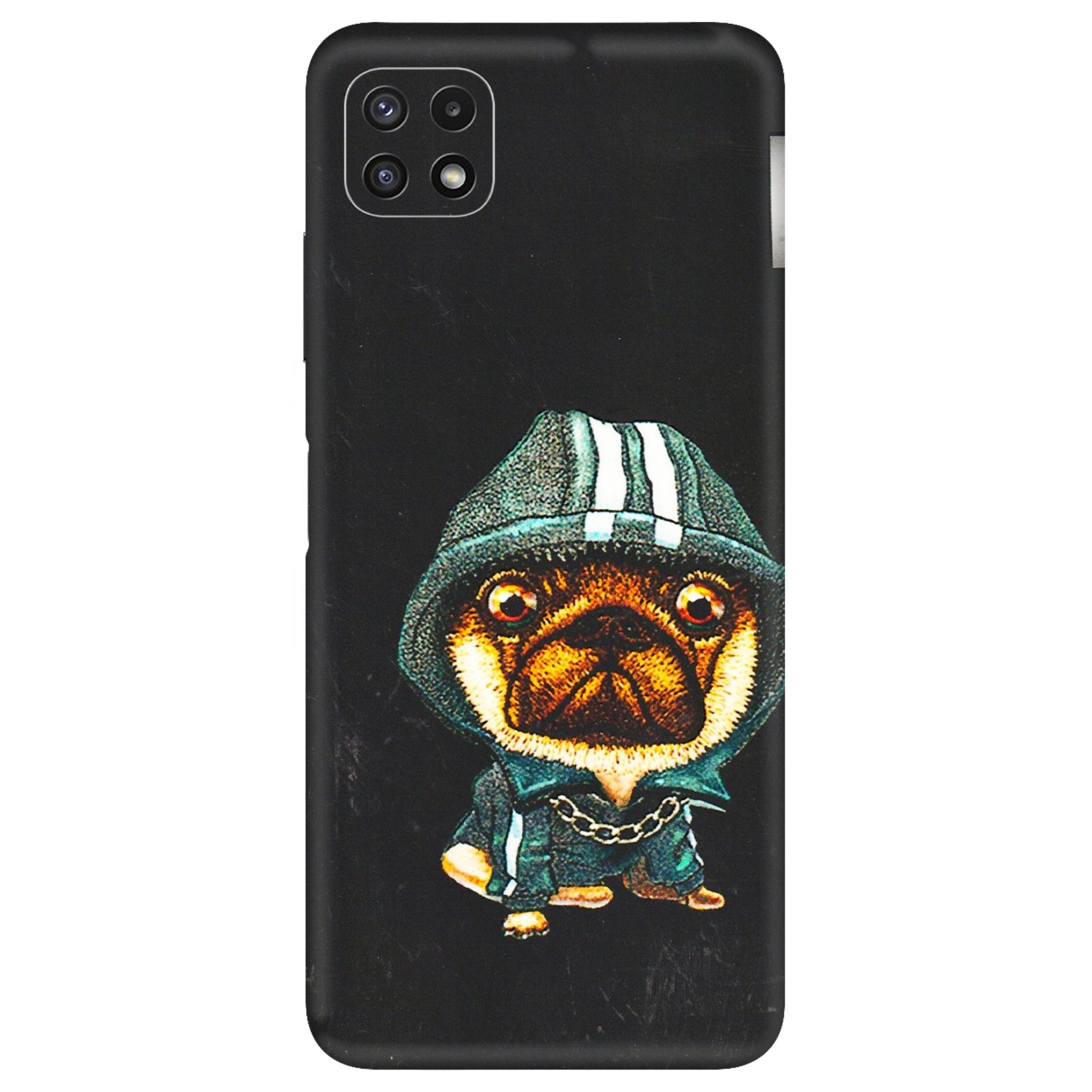 Samsung A/S Series Phone Skins (All Models) - Puppy N Hoodie - 3D Embossed Finish (L-90) Samsung Galaxy A22 (5G)
