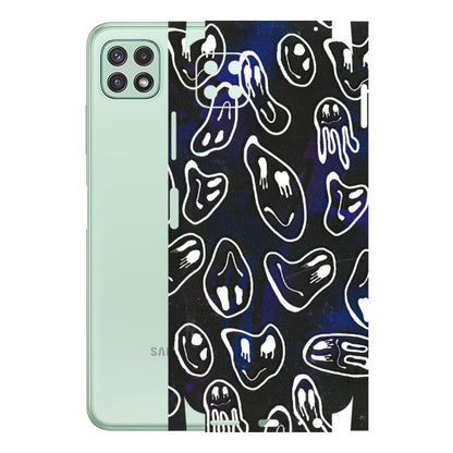 Samsung A/S Series Phone Skins (All Models) - Distorted Smileys - 3D Embossed Finish (L-92) Samsung Galaxy A22 (5G)