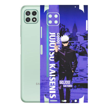 Samsung A/S Series Phone Skins (All Models) - Jujutsu Kaisen Gojo - Matte Finish (M-05) Samsung Galaxy A22 (5G)