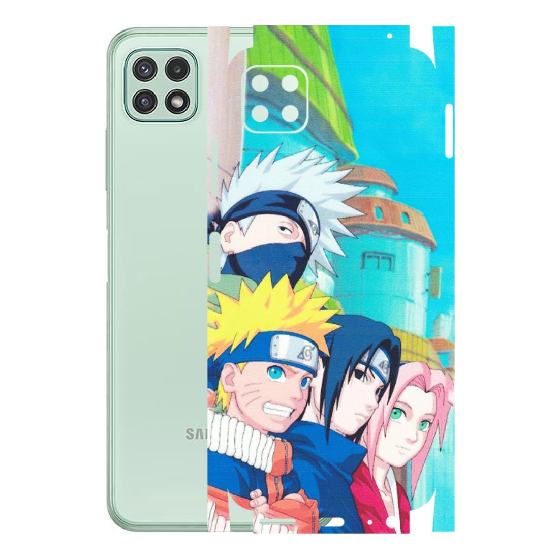Samsung A/S Series Phone Skins (All Models) - Team Minato And Kakashi - Matte Finish (M-101) Samsung Galaxy A22 (5G)