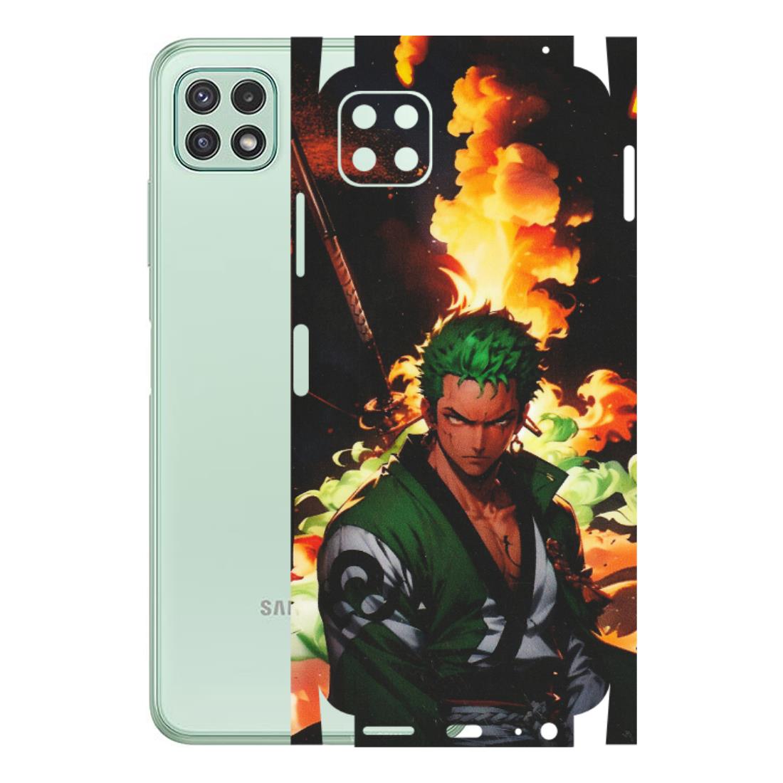 Samsung A/S Series Phone Skins (All Models) - Roronoa Zoro - Matte Finish (M-102) Samsung Galaxy A22 (5G)