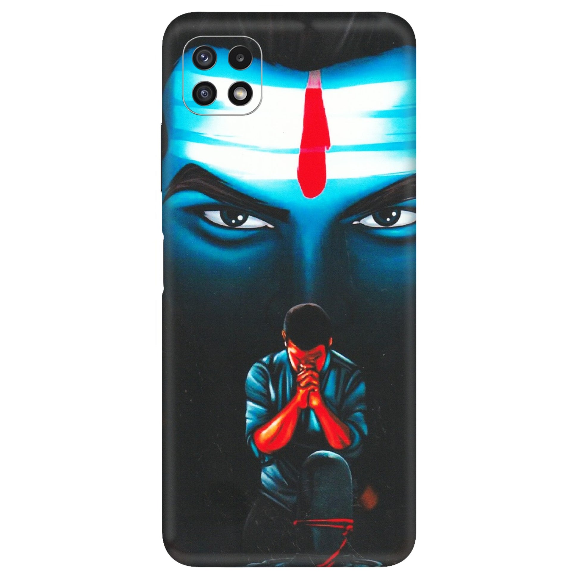 Samsung A/S Series Phone Skins (All Models) - Mahakal Bhakt - Matte Finish (M-112) Samsung Galaxy A22 (5G)