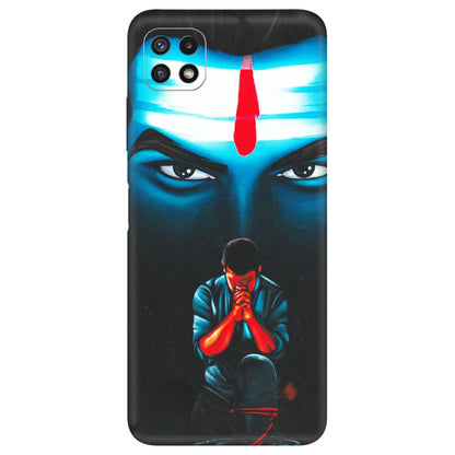 Samsung A/S Series Phone Skins (All Models) - Mahakal Bhakt - Matte Finish (M-112) Samsung Galaxy A22 (5G)