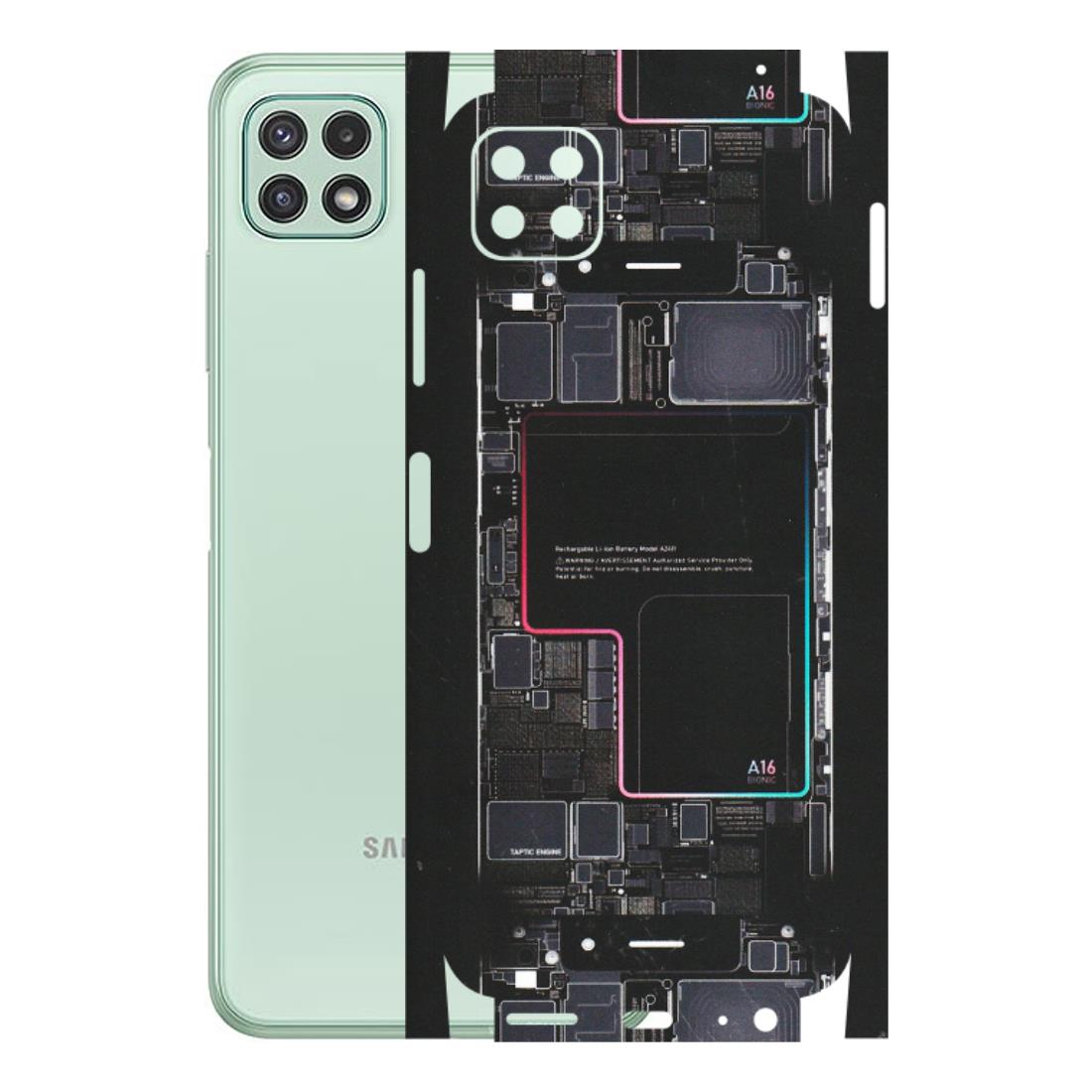 Samsung A/S Series Phone Skins (All Models) - Motherboard Circuit Layout - Matte Finish (M-117) Samsung Galaxy A22 (5G)