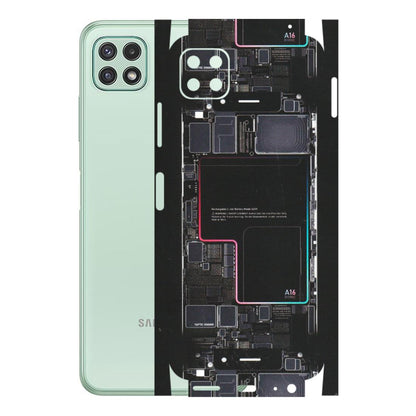 Samsung A/S Series Phone Skins (All Models) - Motherboard Circuit Layout - Matte Finish (M-117) Samsung Galaxy A22 (5G)