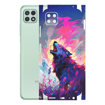 Samsung A/S Series Phone Skins (All Models) - New Wild Wolf Abstract - Matte Finish (M-125) Samsung Galaxy A22 (5G)