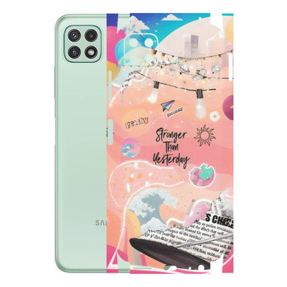 Samsung A/S Series Phone Skins (All Models) - Stronger Then Yesterday - Matte Finish (M-128) Samsung Galaxy A22 (5G)