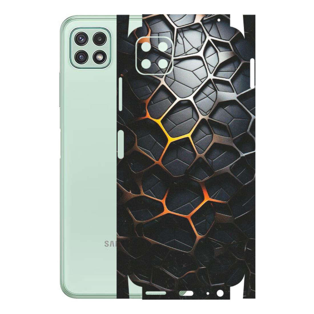 Samsung A/S Series Phone Skins (All Models) - New Abstract Graphite Tiles - Matte Finish (M-130) Samsung Galaxy A22 (5G)