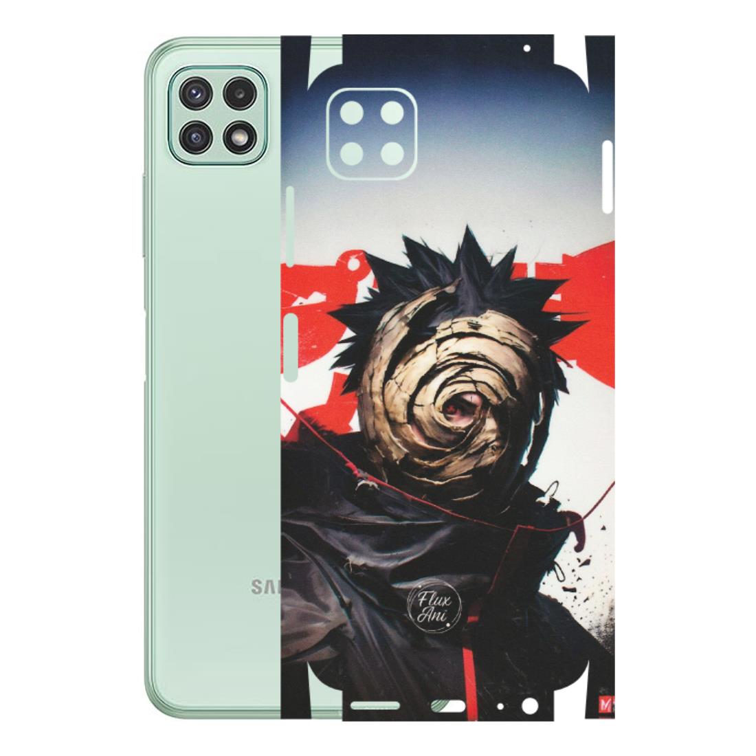 Samsung A/S Series Phone Skins (All Models) - Obito Uchiha Cool Anime - Matte Finish (M-134) Samsung Galaxy A22 (5G)