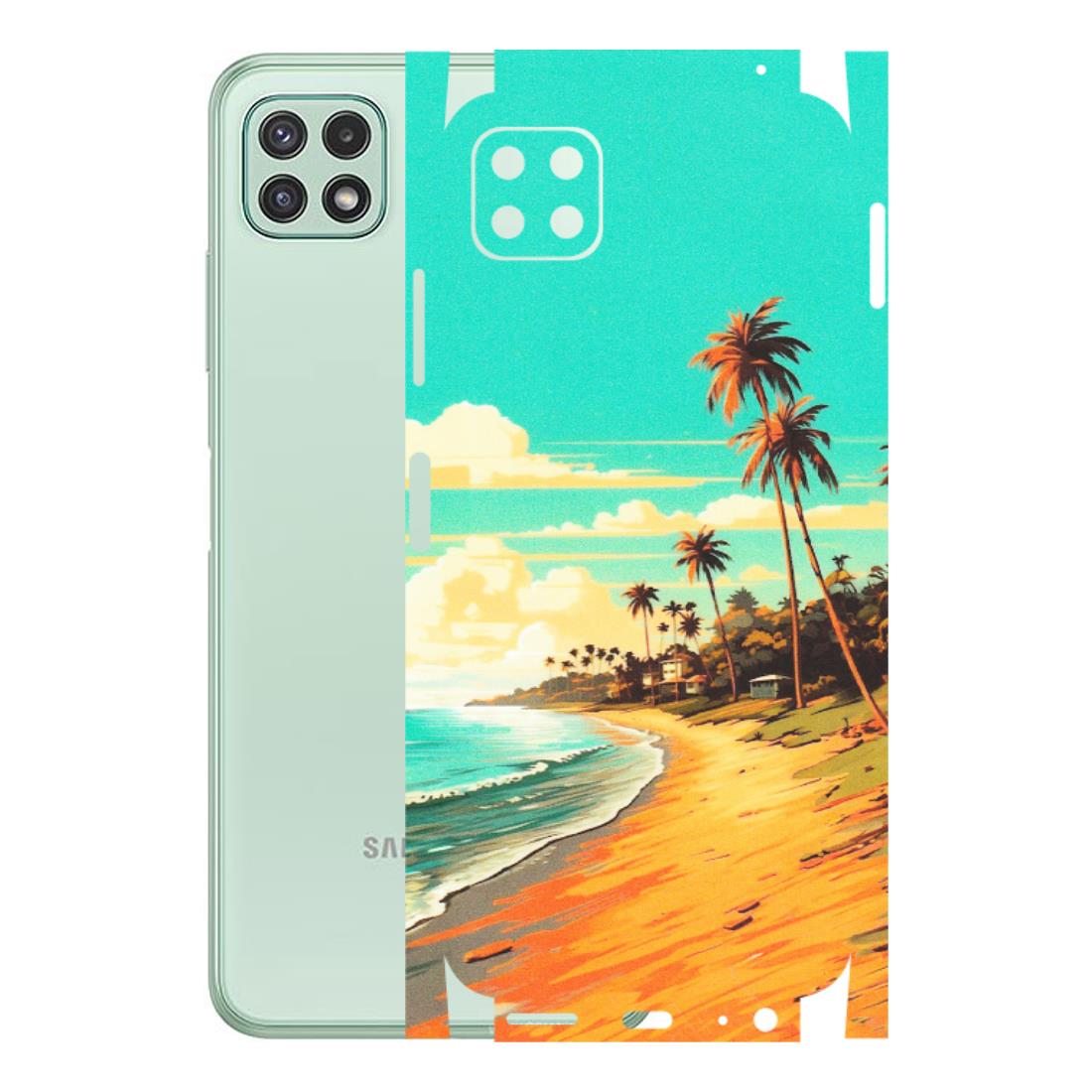 Samsung A/S Series Phone Skins (All Models) - Miami Beach - Matte Finish (M-136) Samsung Galaxy A22 (5G)