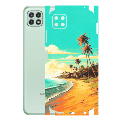 Samsung A/S Series Phone Skins (All Models) - Miami Beach - Matte Finish (M-136) Samsung Galaxy A22 (5G)