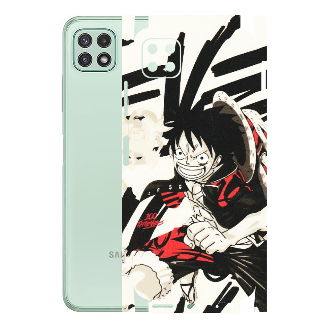 Samsung A/S Series Phone Skins (All Models) - Monkey D.Luffy Manga Anime - Matte Finish (M-145) Samsung Galaxy A22 (5G)
