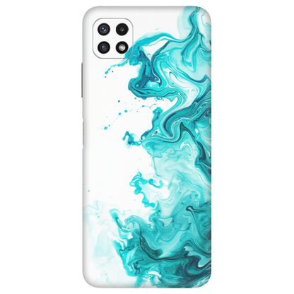 Samsung A/S Series Phone Skins (All Models) - Sky Blue Abstract Colour - Matte Finish (M-146) Samsung Galaxy A22 (5G)