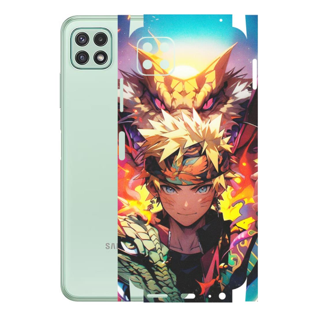Samsung A/S Series Phone Skins (All Models) - Angry Naruto Anime - Matte Finish (M-148) Samsung Galaxy A22 (5G)