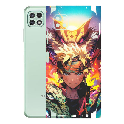 Samsung A/S Series Phone Skins (All Models) - Angry Naruto Anime - Matte Finish (M-148) Samsung Galaxy A22 (5G)