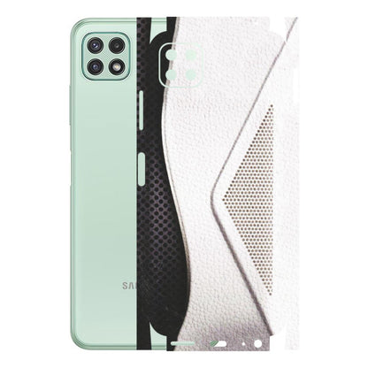 Samsung A/S Series Phone Skins (All Models) - Black And White Iconic Convoy - Matte Finish (M-149) Samsung Galaxy A22 (5G)