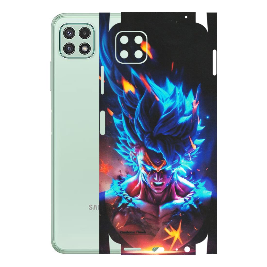 Samsung A/S Series Phone Skins (All Models) - Angry Goku Dragon Ball Anime - Matte Finish (M-150) Samsung Galaxy A22 (5G)