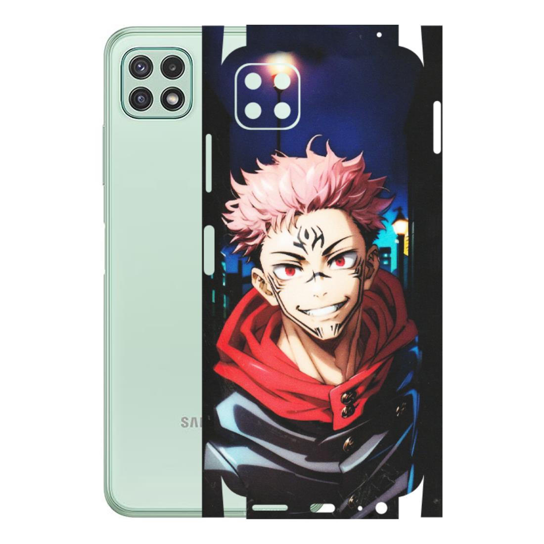 Samsung A/S Series Phone Skins (All Models) - Yuji Itadori Funny Face Anime - Matte Finish (M-152) Samsung Galaxy A22 (5G)