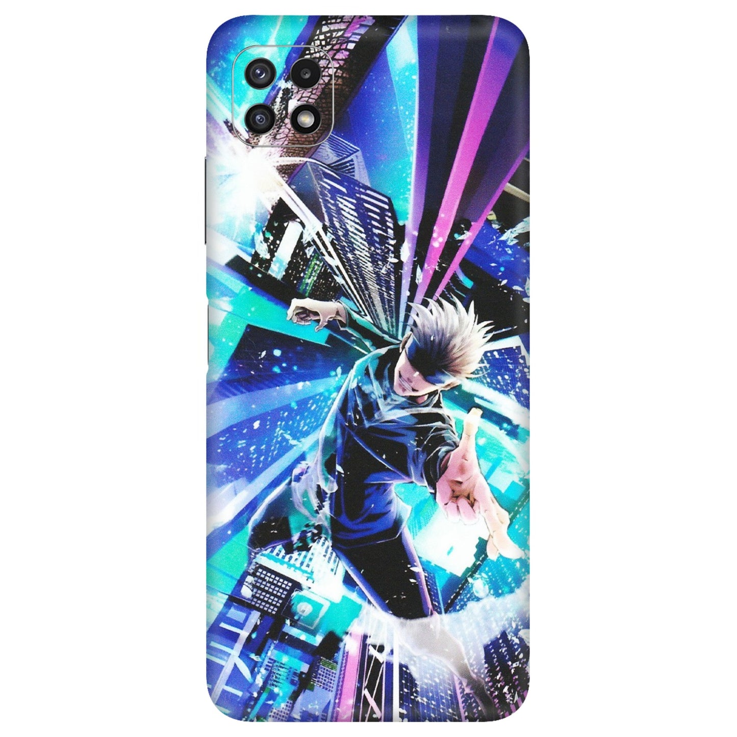 Samsung A/S Series Phone Skins (All Models) - Manga Action Jujustu Kaisen Anime - Matte Finish (M-155) Samsung Galaxy A22 (5G)