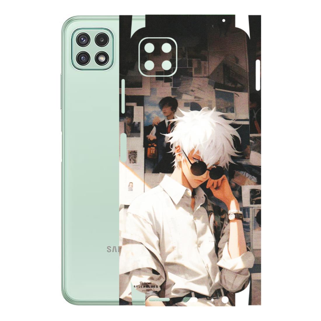 Samsung A/S Series Phone Skins (All Models) - Gojo Satoru Jujustu Kaisen Anime - Matte Finish (M-156) Samsung Galaxy A22 (5G)