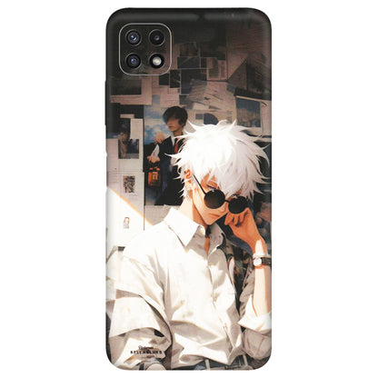 Samsung A/S Series Phone Skins (All Models) - Gojo Satoru Jujustu Kaisen Anime - Matte Finish (M-156) Samsung Galaxy A22 (5G)