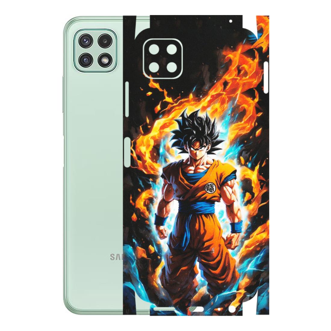 Samsung A/S Series Phone Skins (All Models) - Goku Transformation Anime - Matte Finish (M-159) Samsung Galaxy A22 (5G)