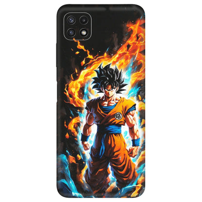Samsung A/S Series Phone Skins (All Models) - Goku Transformation Anime - Matte Finish (M-159) Samsung Galaxy A22 (5G)