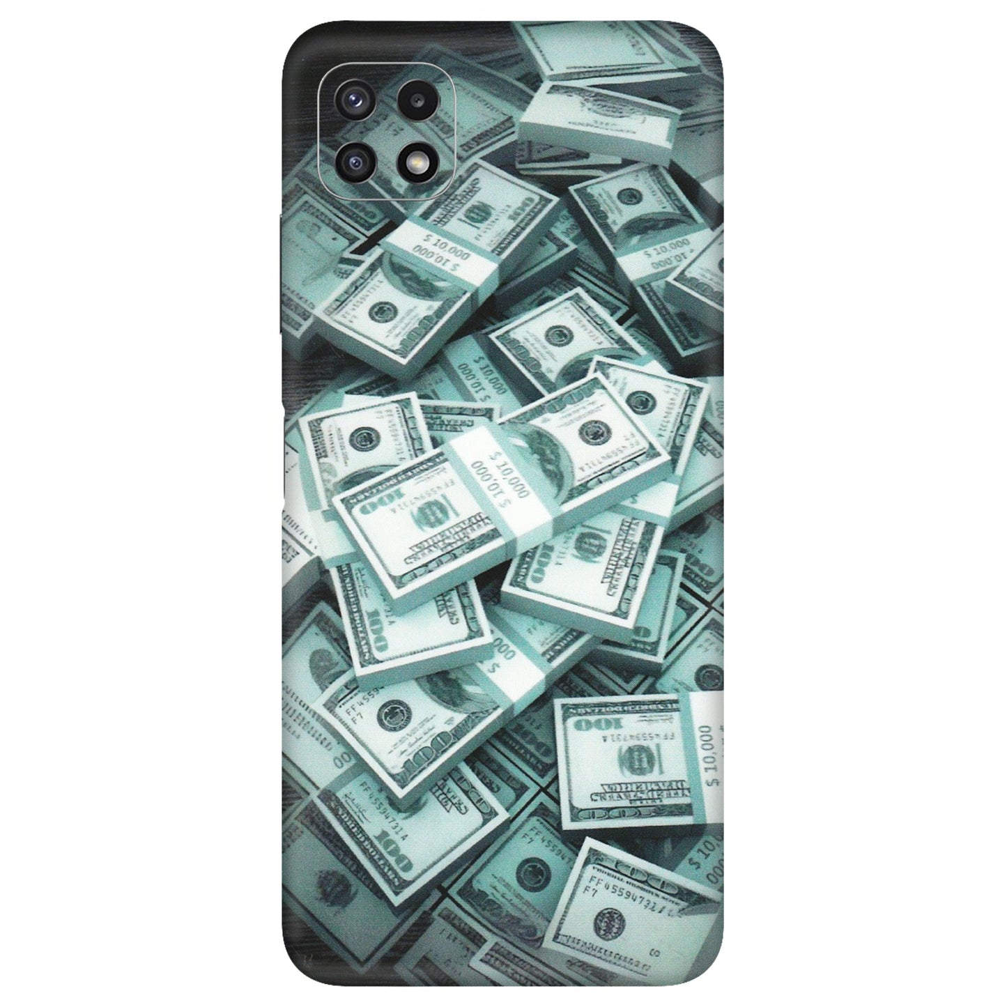 Samsung A/S Series Phone Skins (All Models) - Hundred Dollar Bill - Matte Finish (M-162) Samsung Galaxy A22 (5G)