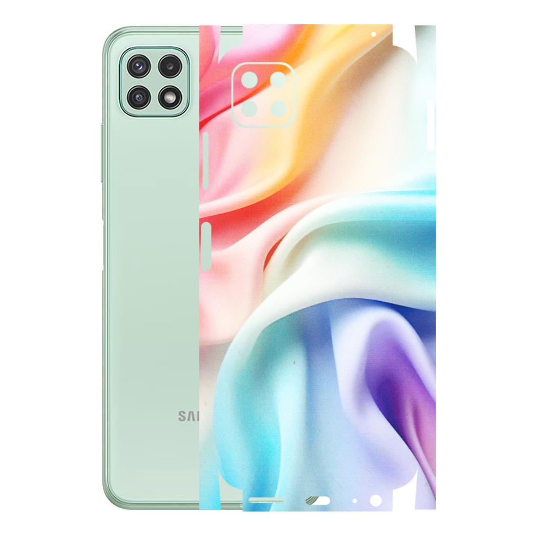 Samsung A/S Series Phone Skins (All Models) - Colourful Silk Cloth - Matte Finish (M-165) Samsung Galaxy A22 (5G)