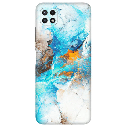 Samsung A/S Series Phone Skins (All Models) - Blue Waves Abstract - Matte Finish (M-19) Samsung Galaxy A22 (5G)