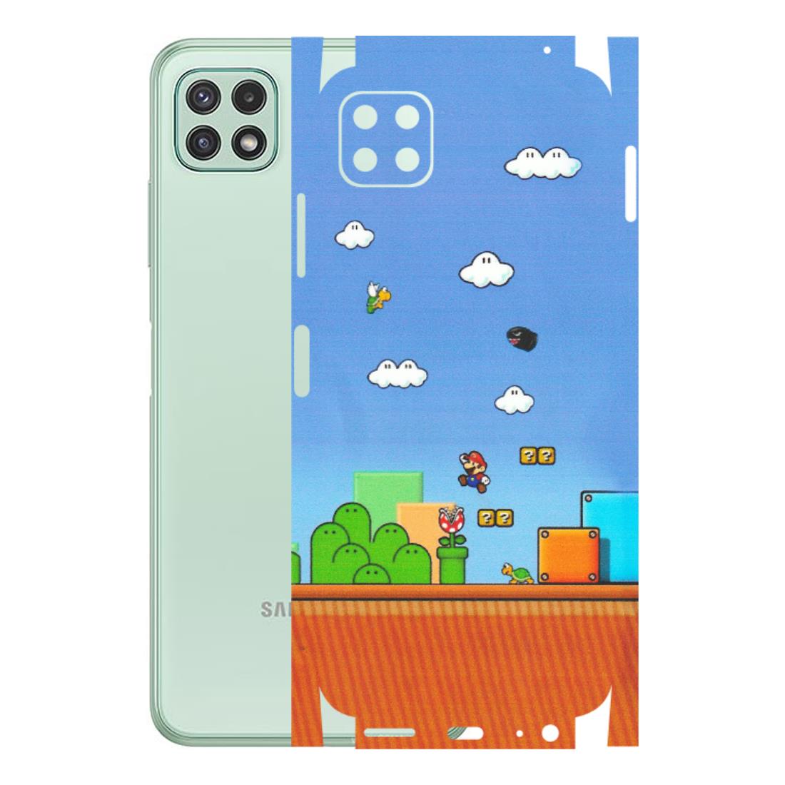 Samsung A/S Series Phone Skins (All Models) - Mario Game Scene - Matte Finish (M-24) Samsung Galaxy A22 (5G)
