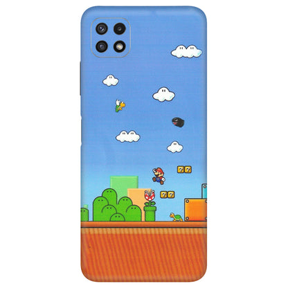 Samsung A/S Series Phone Skins (All Models) - Mario Game Scene - Matte Finish (M-24) Samsung Galaxy A22 (5G)