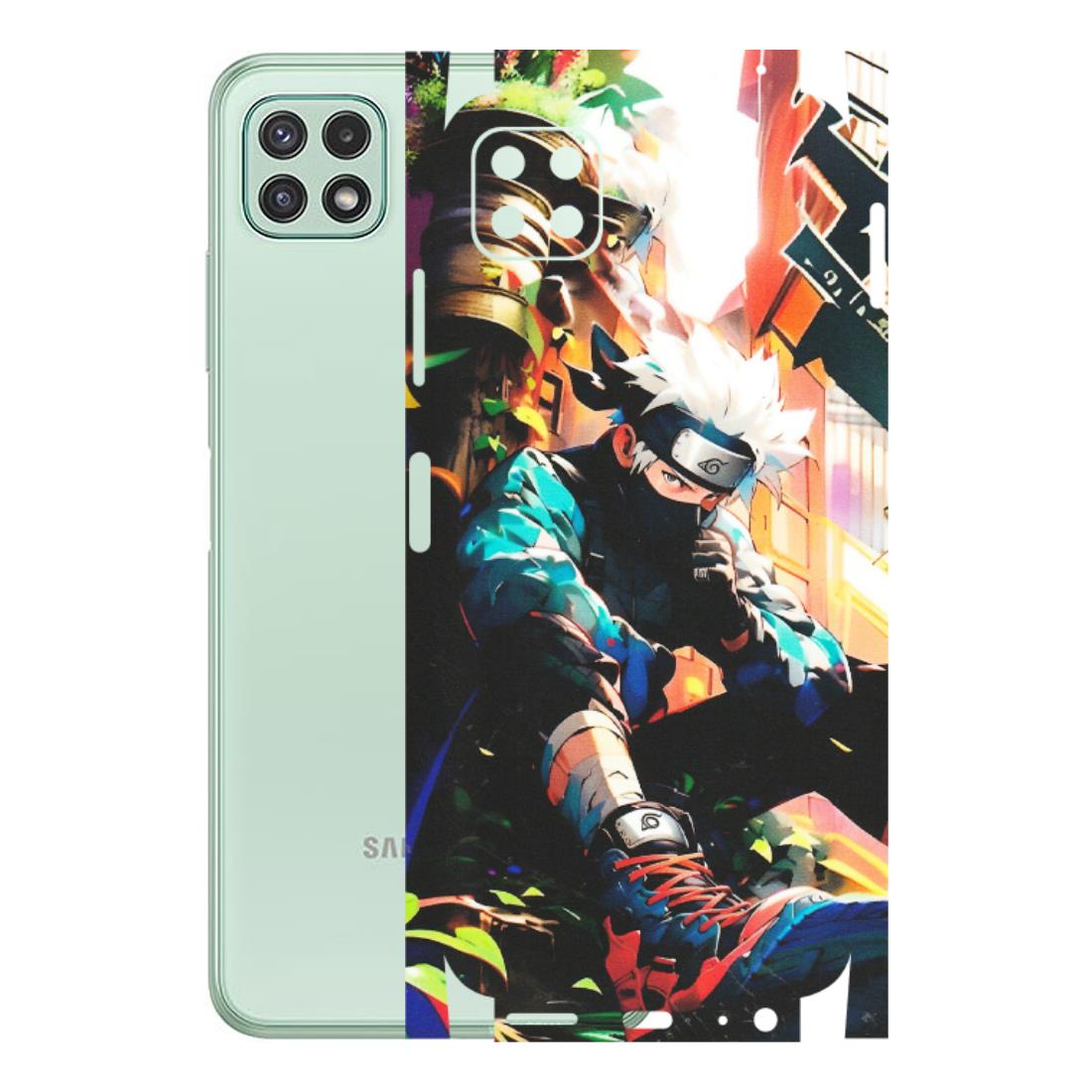 Samsung A/S Series Phone Skins (All Models) - Ash & Pikachu - Matte Finish (M-26) Samsung Galaxy A22 (5G)
