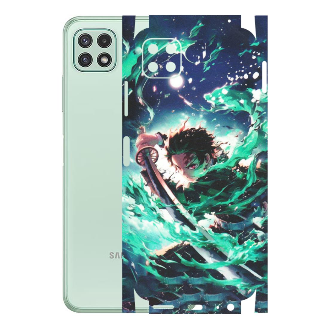 Samsung A/S Series Phone Skins (All Models) - Sword Fighter Anime - Matte Finish (M-29) Samsung Galaxy A22 (5G)