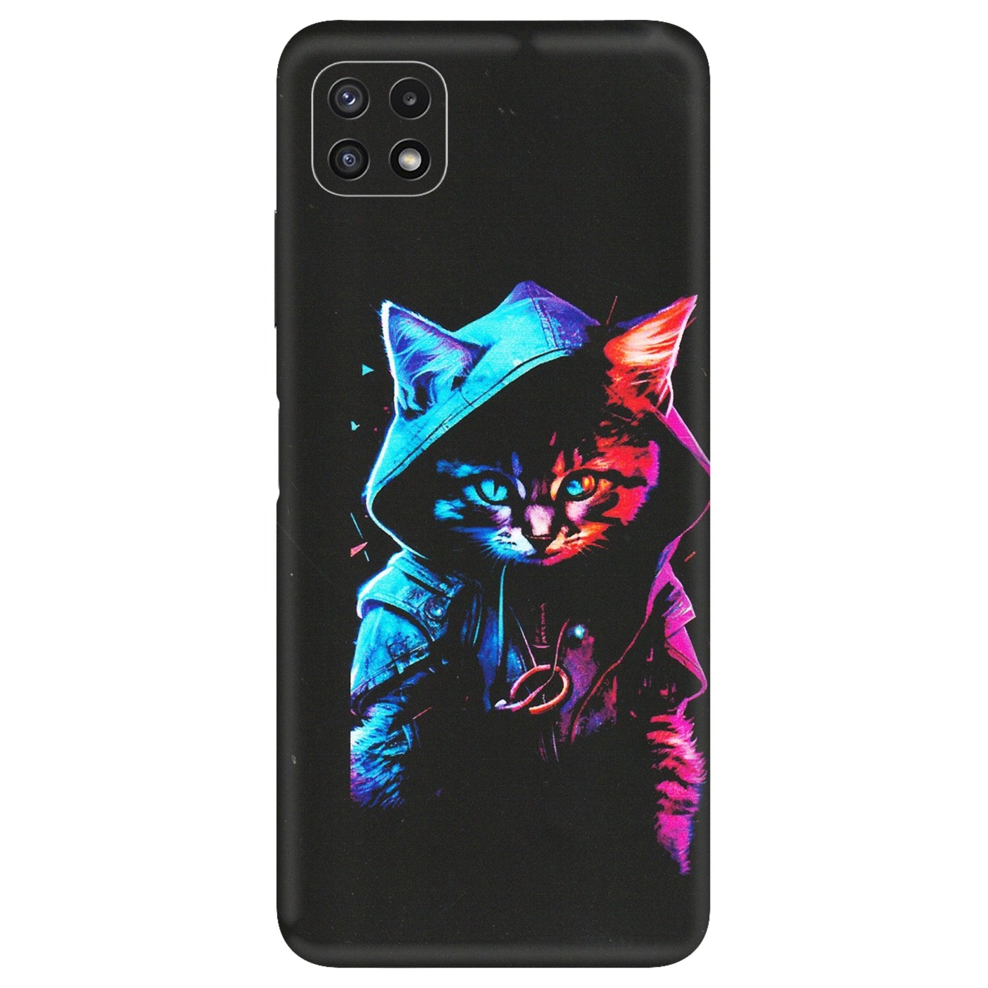 Samsung A/S Series Phone Skins (All Models) - Cyberpunk Cat - Matte Finish (M-45) Samsung Galaxy A22 (5G)