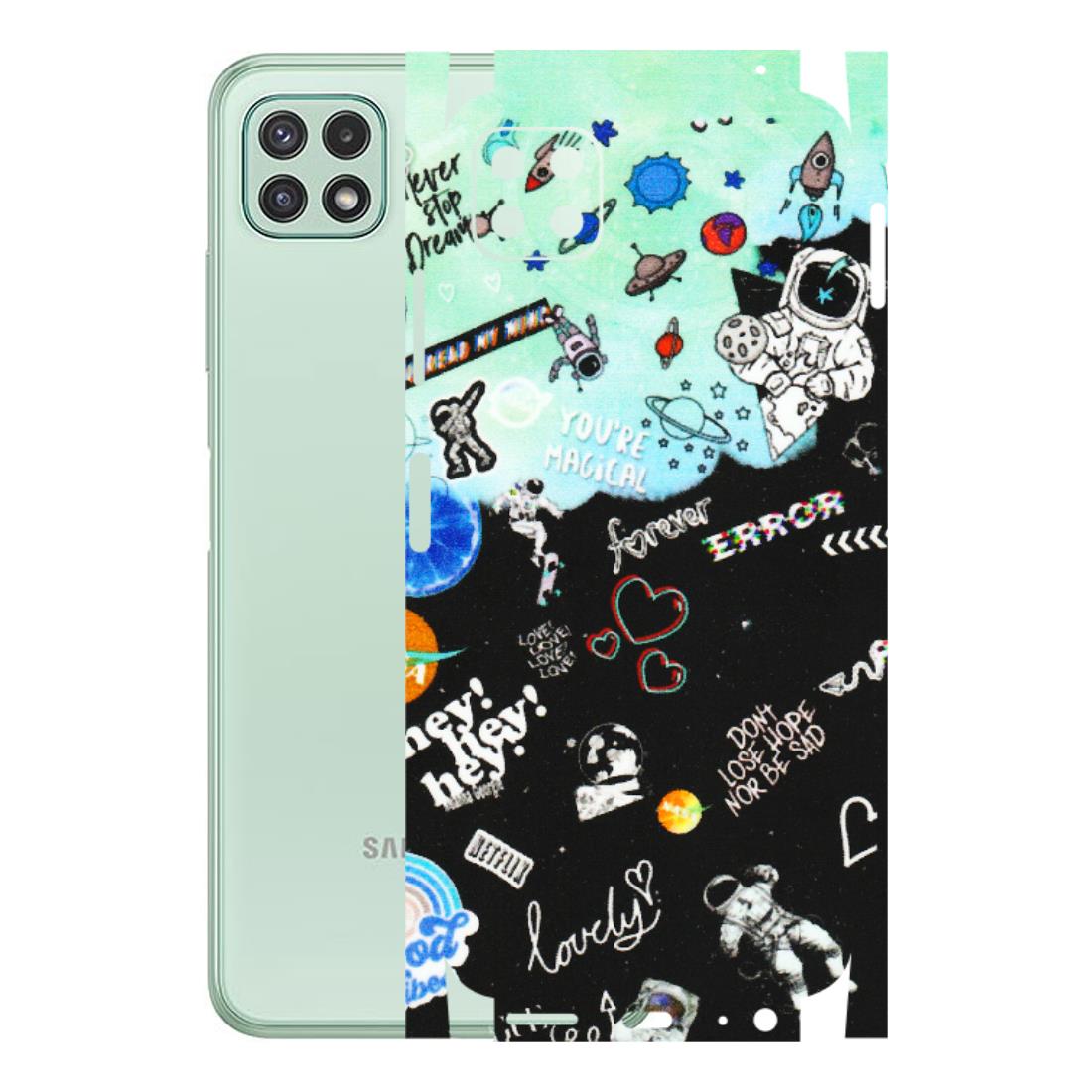 Samsung A/S Series Phone Skins (All Models) - Living In A Space Dream - Matte Finish (M-46) Samsung Galaxy A22 (5G)