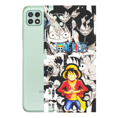 Samsung A/S Series Phone Skins (All Models) - One Piece B&W - Matte Finish (M-63) Samsung Galaxy A22 (5G)
