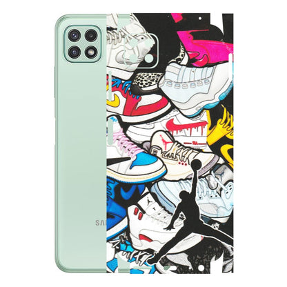 Samsung A/S Series Phone Skins (All Models) - Jordan Sneakers Fan - Matte Finish (M-80) Samsung Galaxy A22 (5G)