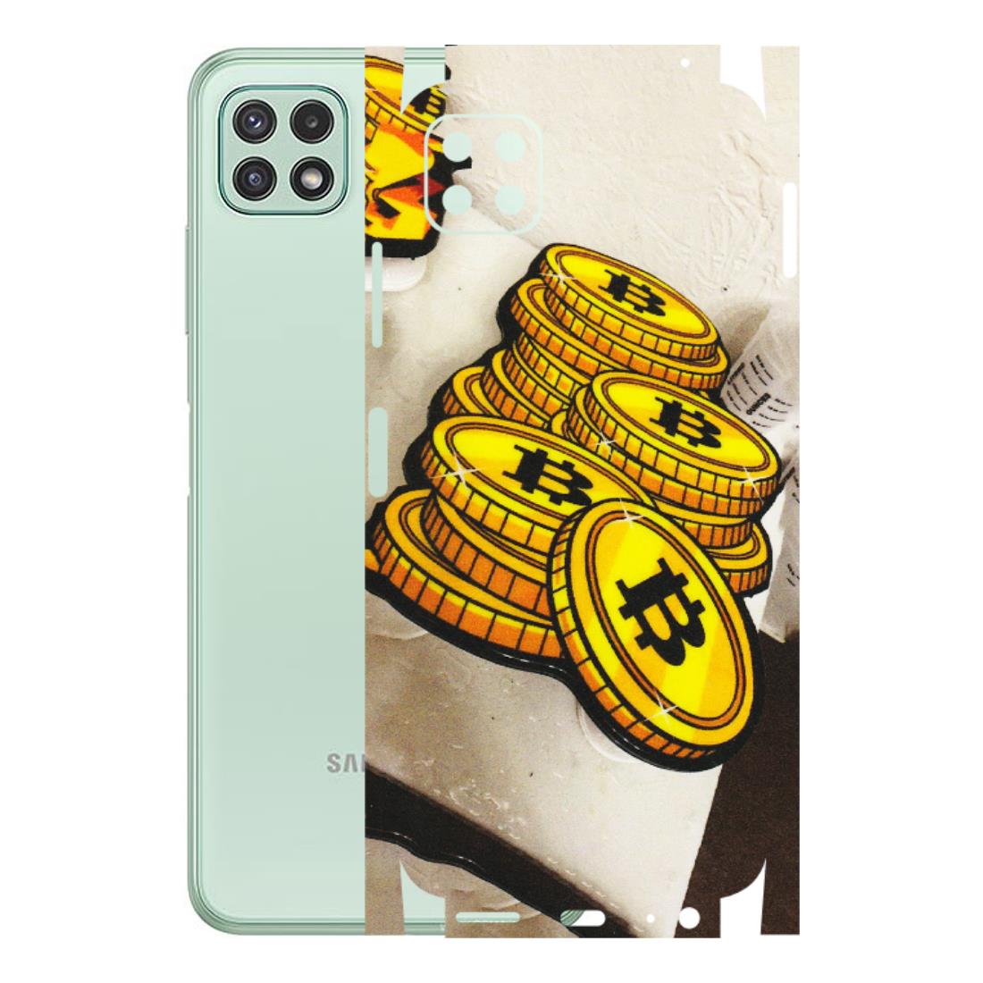 Samsung A/S Series Phone Skins (All Models) - Billionaire Bitcoin Collection - Matte Finish (M-92) Samsung Galaxy A22 (5G)