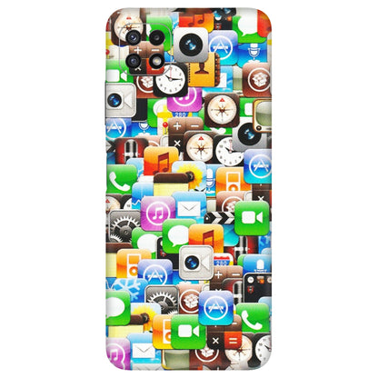 Samsung A/S Series Phone Skins (All Models) - All Apple Icons - Matte Finish (M-93) Samsung Galaxy A22 (5G)